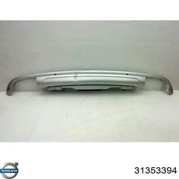 Moldura de parachoques trasero 31353394 Volvo