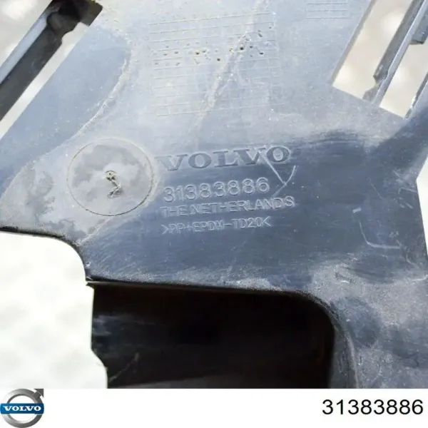 Soporte de fijación del faro delantero derecho 31383886 Volvo