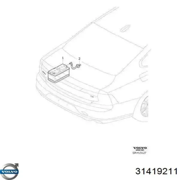 Batería 31419211 Volvo