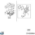 Juego de reparación de bomba de vacío Volvo S80 AS, AR