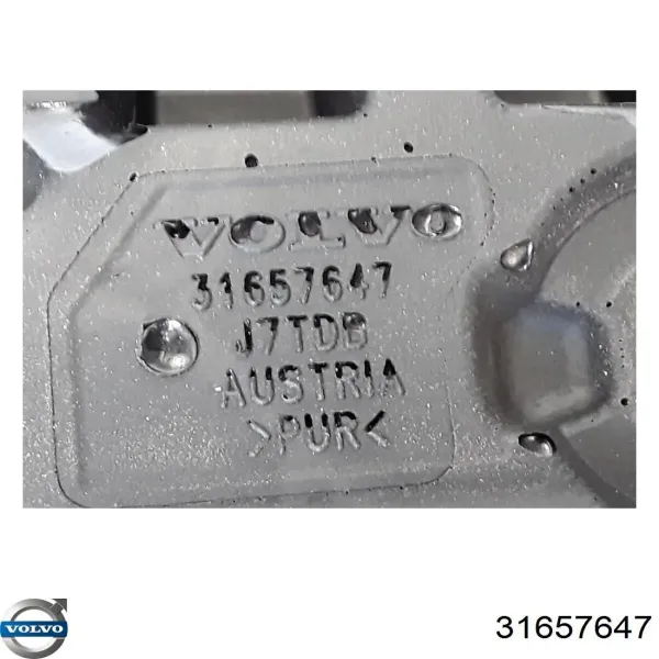Tapa motor 31657647 Volvo