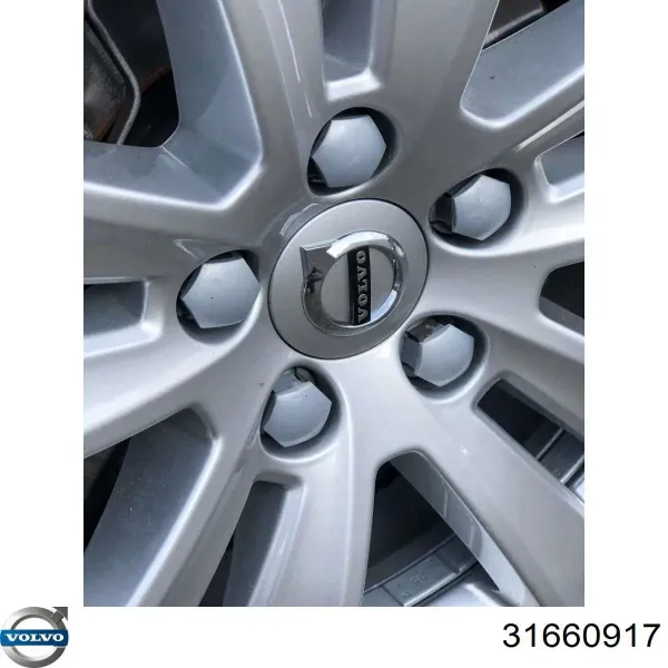 Tapón de perno de rueda 31660917 Volvo