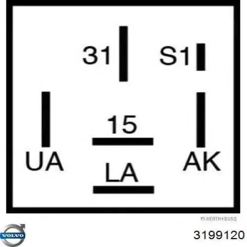 Relé de alta corriente 4460160020 Wabco
