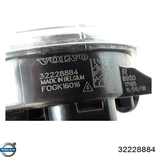 Faro antiniebla derecho JX7B15A254AB Ford