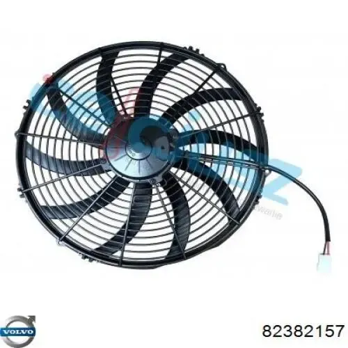 Ventilador eléctrico de calefacción auxiliar 82382157 Volvo