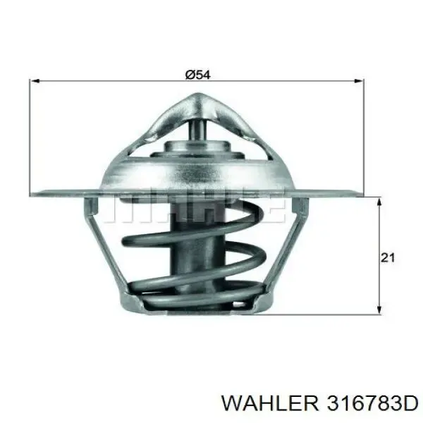 Termostato 316783D Wahler