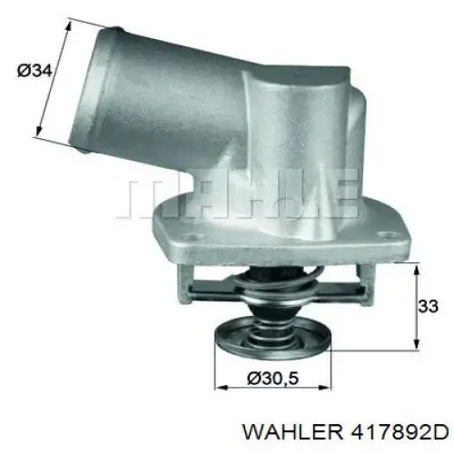 Termostato 417892D Wahler