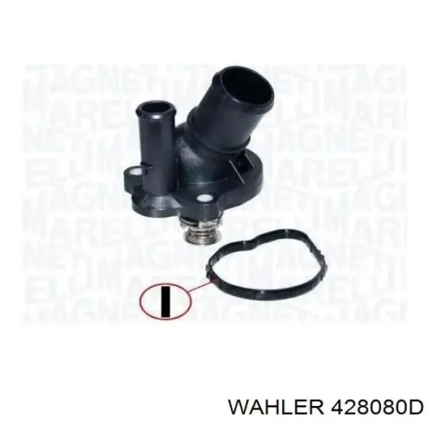 Caja de termostato 428080D Wahler
