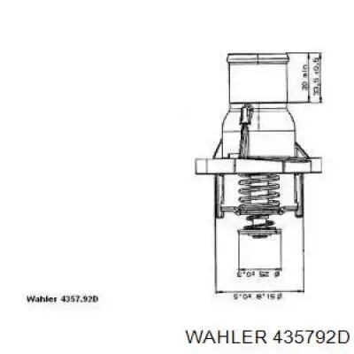 Termostato 435792D Wahler