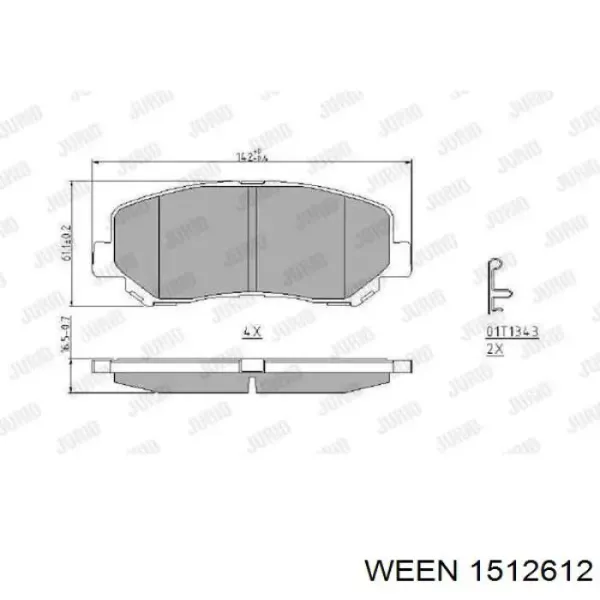 Pastillas de freno delanteras Mazda CX-5 1 KE, GH