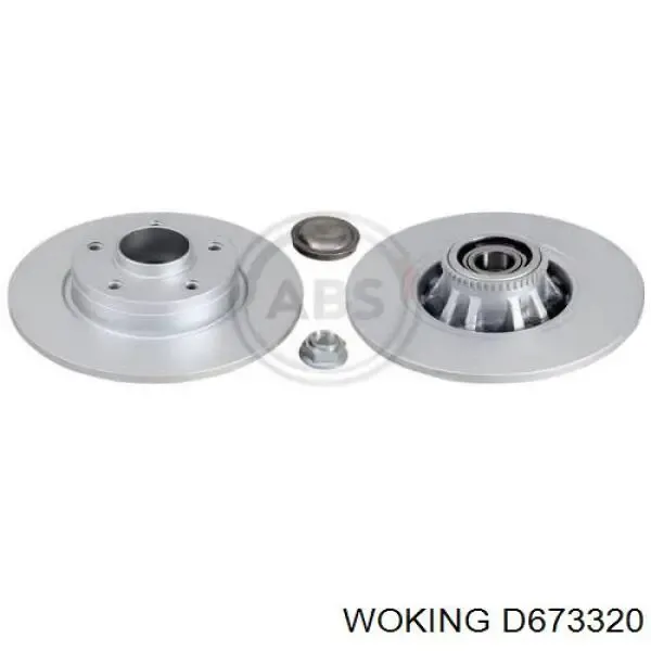 Disco de freno trasero Renault Trafic 2 FL