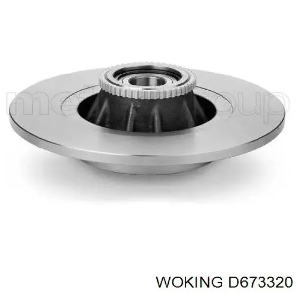 Disco de freno trasero Renault Trafic 2 FL