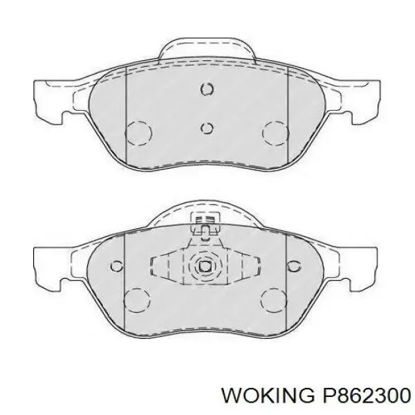 Pastillas de freno delanteras Renault Laguna 2 BG0, BG1