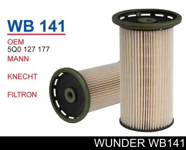 Filtro de combustible WB141 Wunder
