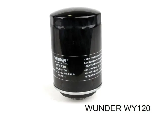 Filtro de aceite WY120 Wunder