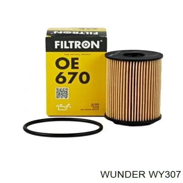 Filtro de aceite WY307 Wunder