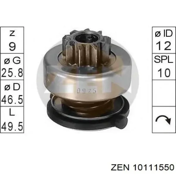 Bendix, motor de arranque Toyota Corolla E12
