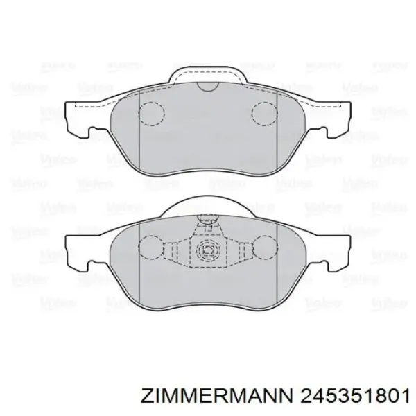 Pastillas de freno delanteras Renault Laguna 2 BG0, BG1
