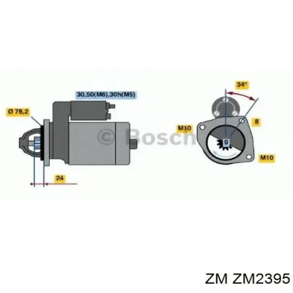 Solenoide de arranque F032231990 Cargo