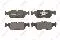 Pastillas de freno delanteras BMW 1 E81, E87