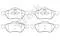 Pastillas de freno delanteras Renault Laguna 2 BG0, BG1