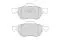 Pastillas de freno delanteras Renault Laguna 2 BG0, BG1