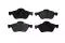 Pastillas de freno delanteras Renault Laguna 2 BG0, BG1
