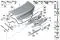 Cobertura de parachoques, enganche de remolque, delantera BMW 1 E81, E87