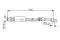 Latiguillo de freno delantero Opel Astra 51, 52, F35, M35