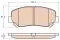 Pastillas de freno delanteras Mazda CX-5 1 KE, GH
