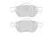 Pastillas de freno delanteras Renault Laguna 2 BG0, BG1