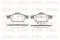 Pastillas de freno delanteras Renault Laguna 2 BG0, BG1