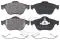 Pastillas de freno delanteras Renault Laguna 2 BG0, BG1