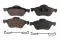 Pastillas de freno delanteras Renault Laguna 2 BG0, BG1