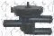 Grifo de estufa (calentador) Opel Astra 51, 52, F35, M35
