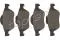 Pastillas de freno delanteras Renault Laguna 2 BG0, BG1