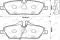 Pastillas de freno delanteras BMW 1 E81, E87