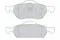 Pastillas de freno delanteras Renault Laguna 2 BG0, BG1