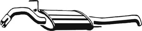Silenciador trasero 03060 Asmet