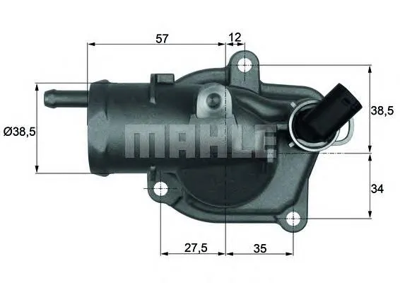 Termostato TI3187 Mahle Original
