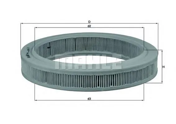 Filtro de aire LX621 Mahle Original