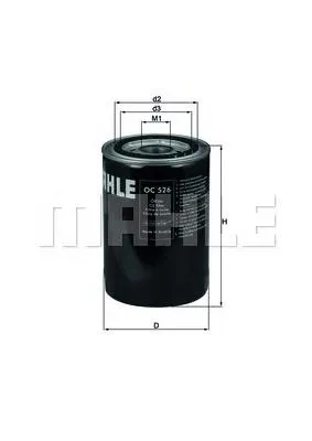 Filtro de aceite OC526 Mahle Original