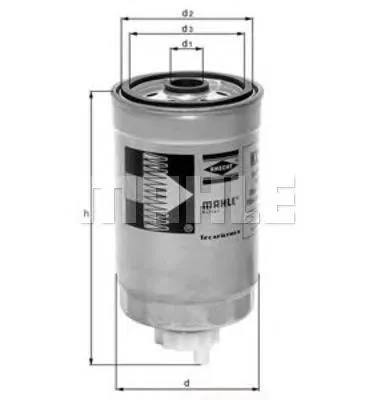 Filtro de combustible KC32 Mahle Original