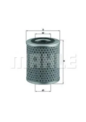 Filtro de combustible KX25 Mahle Original