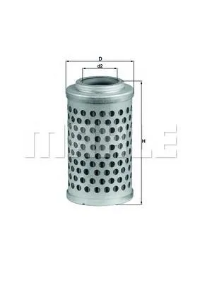 Filtro de combustible KX120D Mahle Original