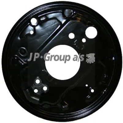 Disco de soporte del tambor de freno trasero izquierdo 1164300170 JP Group