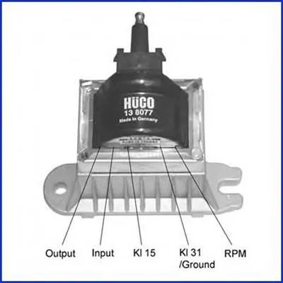 Puente de diodos, alternador 138077 Huco