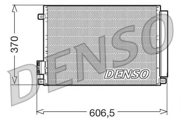 DCN09045 Denso Radiador de aire acondicionado