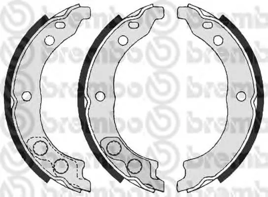 Zapatas de freno de mano Brembo S61541 precio, desde