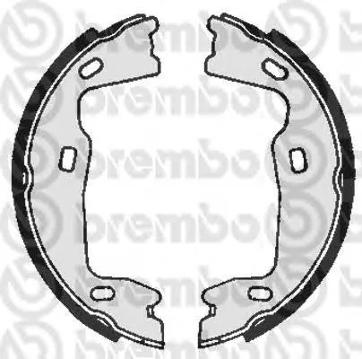 Juego de zapatas de frenos, freno de estacionamiento Opel Astra 51, 52, F35, M35